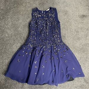 Rebecca Taylor beaded evening party dress